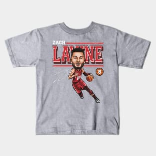 Zach Lavine Chicago Cartoon Kids T-Shirt